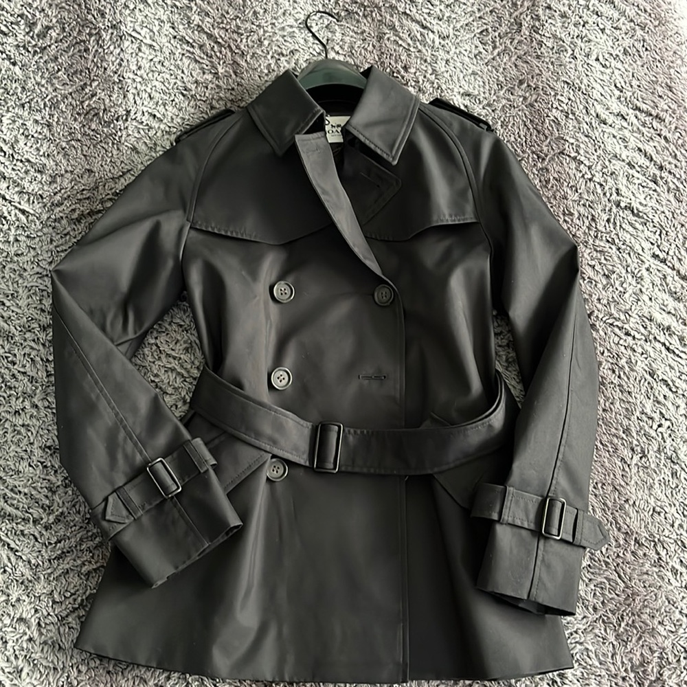 Coach Short Trench Coat